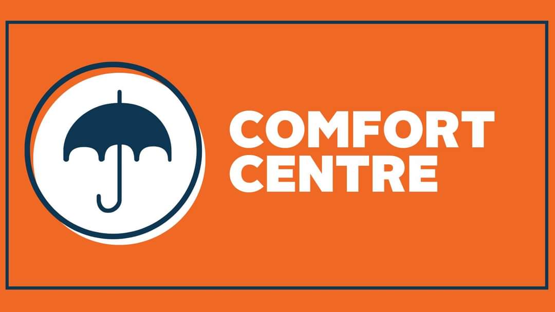Comfort centres open – Friday, September 30, 8 a.m.