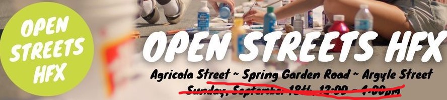 CANCELLED: Halifax to host the largest open street event (post COVID) this Sunday!