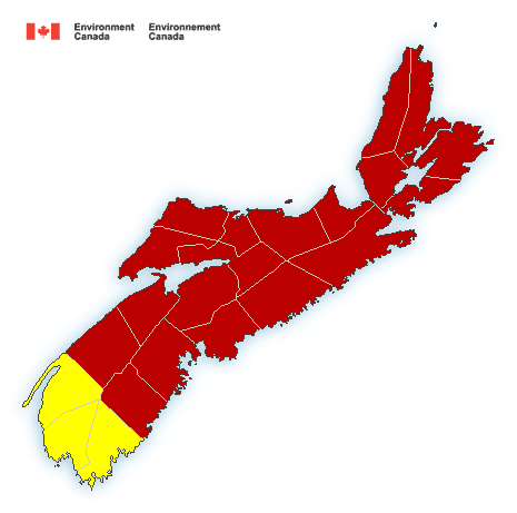 Additional advisory - Rainfall warning in effect