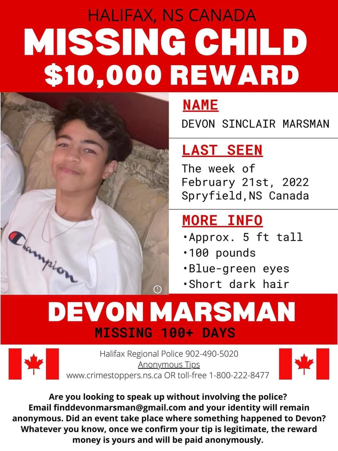 Update - This information was sent to us about an upcoming community search for Devon