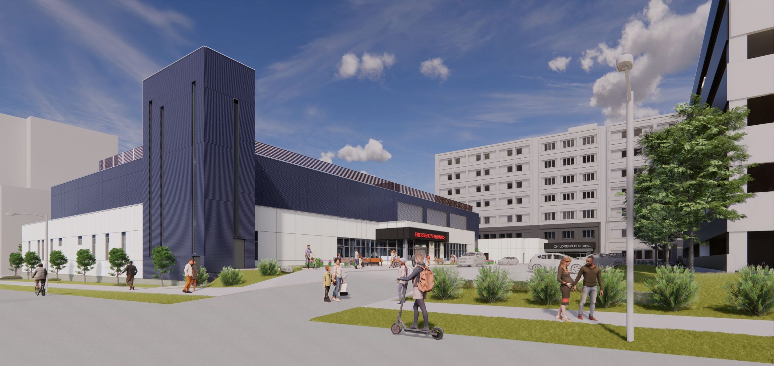 Construction of IWK Health's new pediatric emergency department is underway