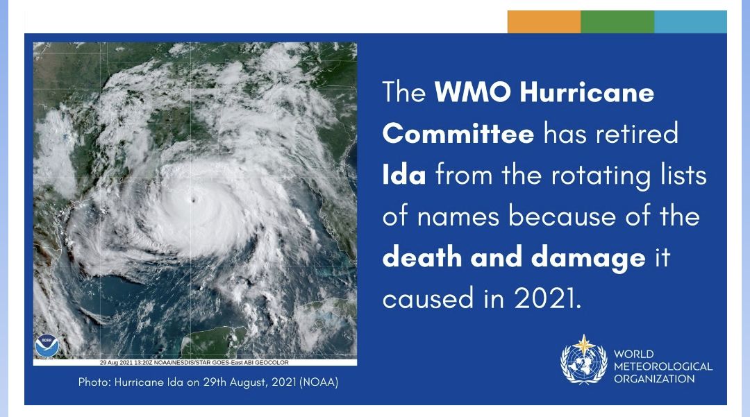 Retiring hurricane Ida