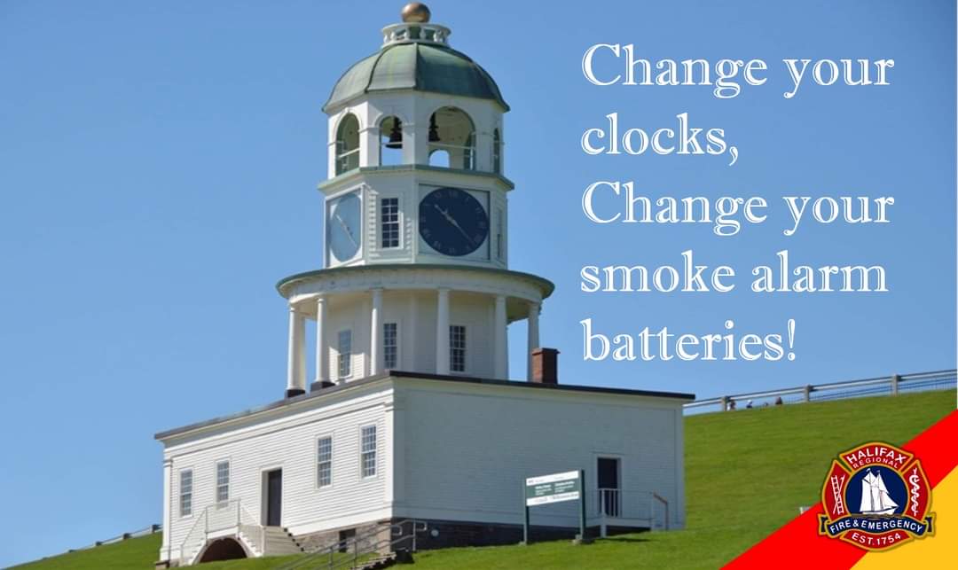 When you turn your clocks back this weekend, don’t forget to test your smoke alarms and change the batteries