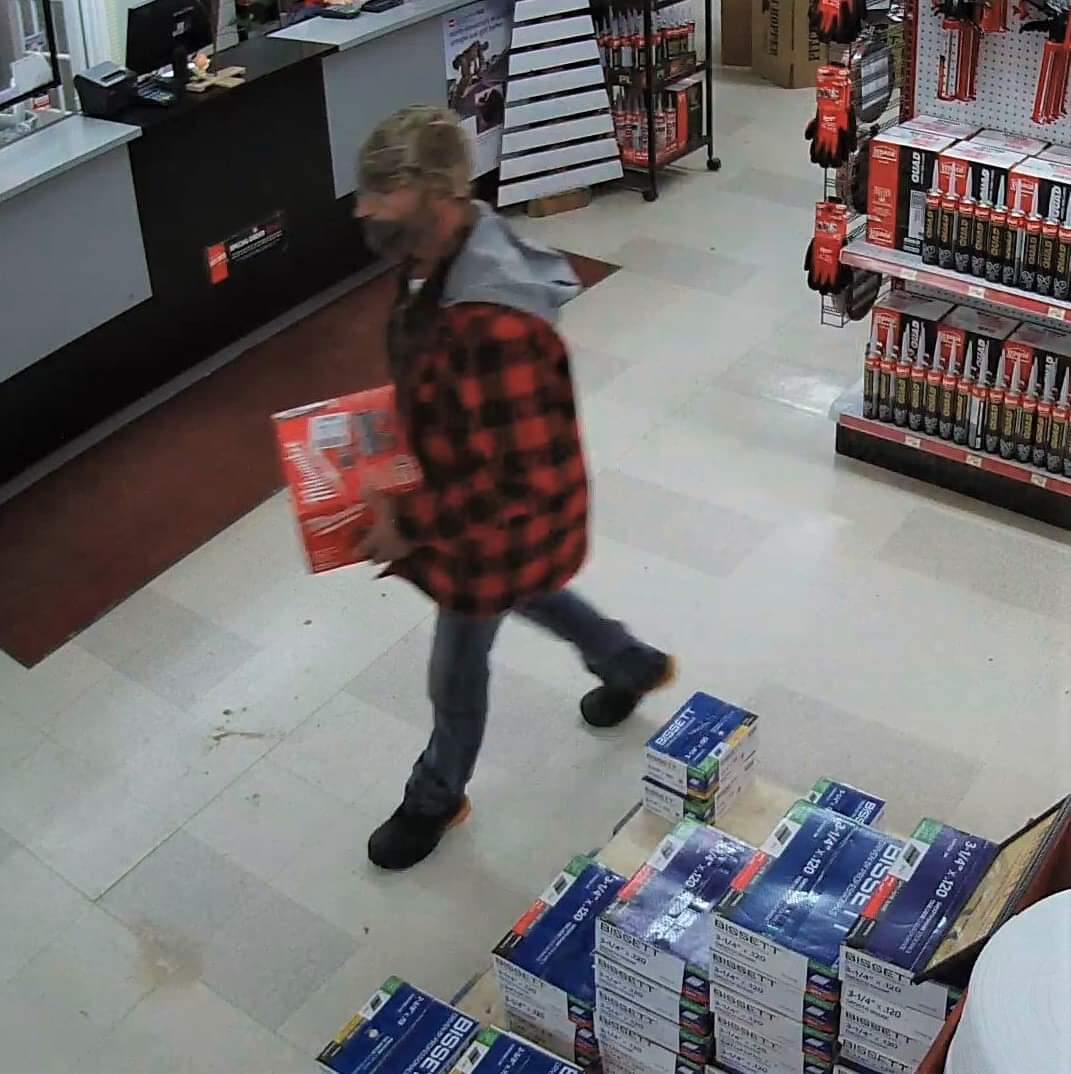 RCMP - This man went to the Home Hardware in Enfield and stole $400 worth of tools