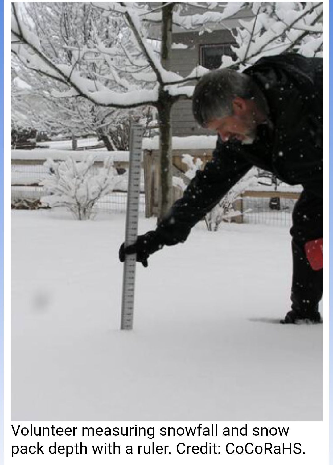 Join a volunteer weather network!