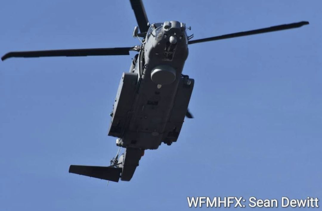 Night helicopter fire training to be conducted at Naval Fleet School Atlantic’s Damage Control Division off John Brackett Drive, Herring Cove