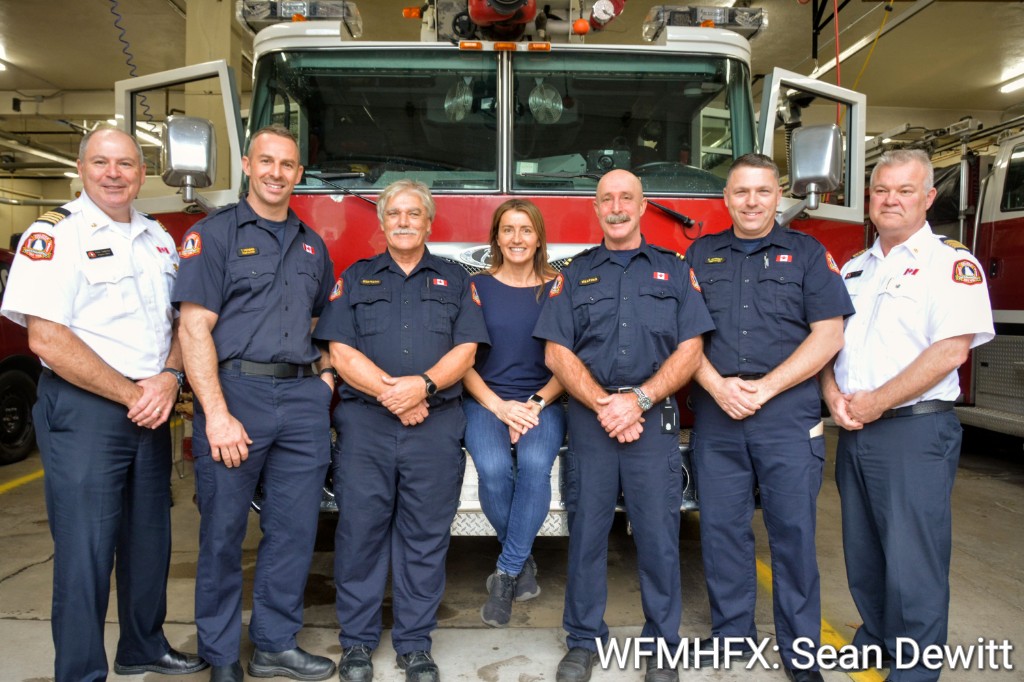 Friends, families and pups made their way to HRFE Stn 13 (King St) as Capt. Keating and Eng Kennedy take thier last day before retirement