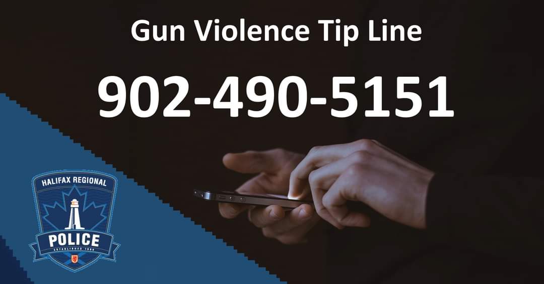 You can report information on violent crime in our community by contacting the Halifax Regional Police Gun Violence Tip Line