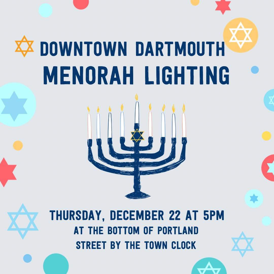 A Menorah Lighting to celebrate Chanukah will be held next Thursday, December 22nd