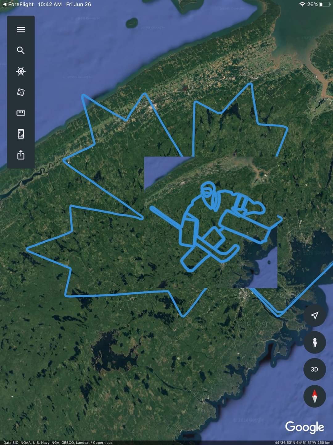 These two flight paths, for our World Junior Champions