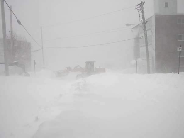 From Feb. 17 to Feb. 20, 2004, a powerful winter storm hit the maritimes