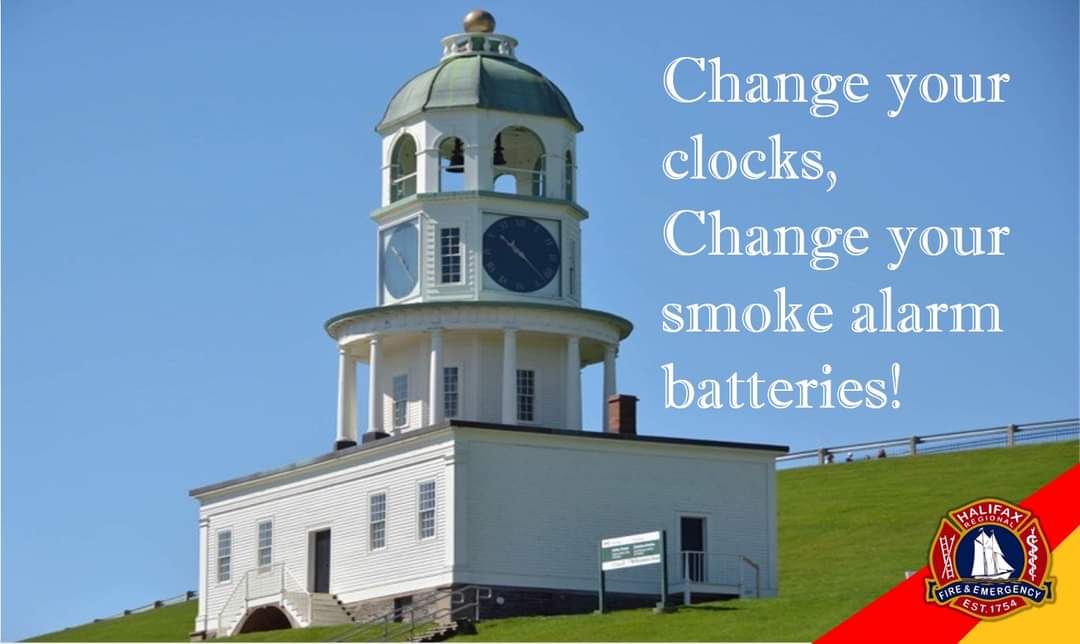 Don't forget to change the batteries in your smoke and carbon monoxide alarms this weekend