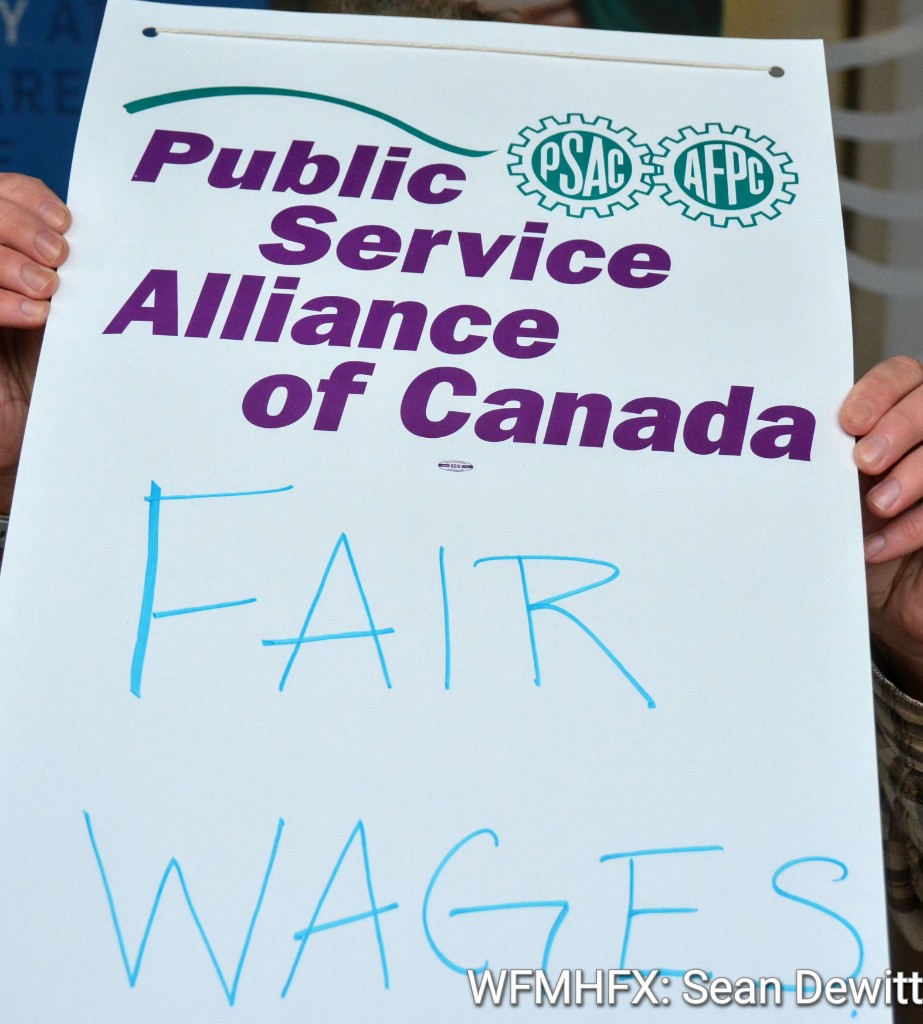 Federal public servants across Canada are on strike now