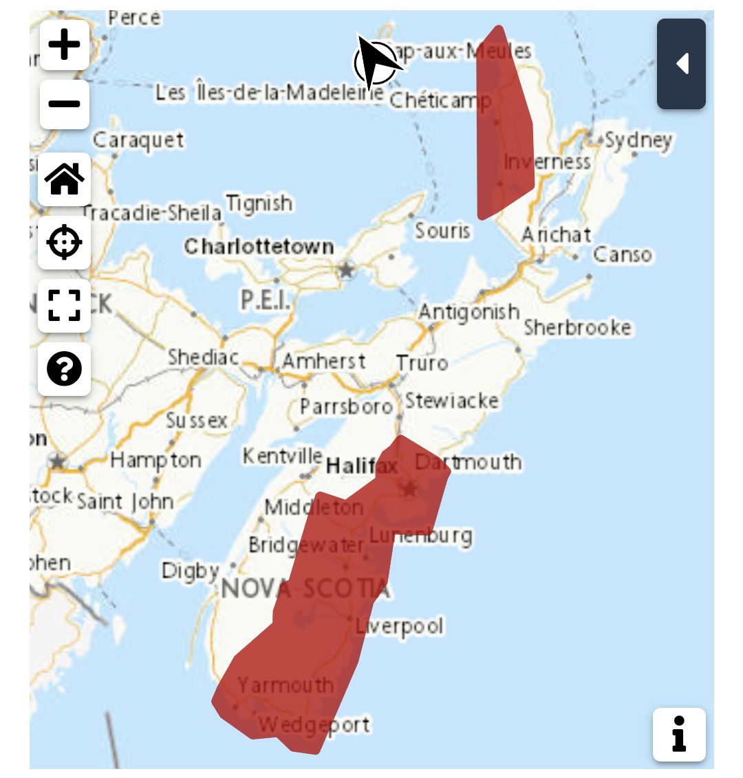 Rainfall warning in effect  / Special weather statement continues