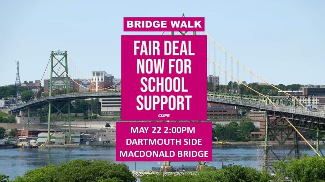 (Update) A bridge walk is planned as the school support worker strike continues