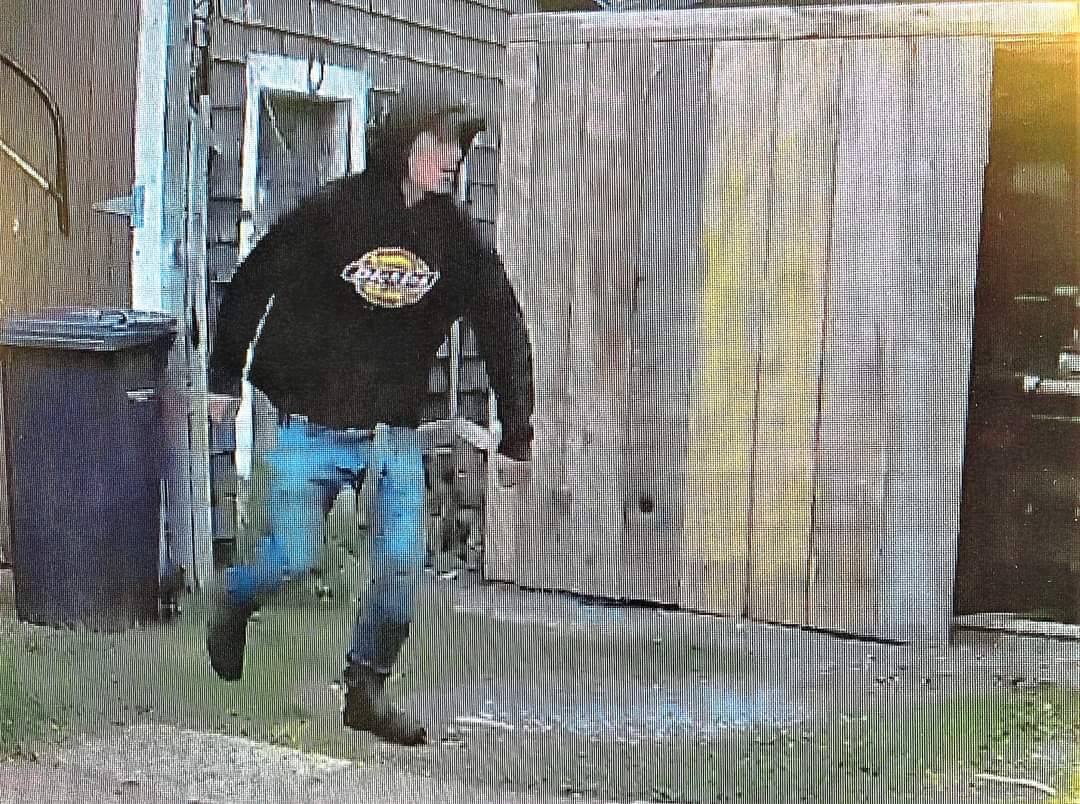 Do you recognize this person who broke into a tent garage at a property on Hwy. 1 in Wilmot