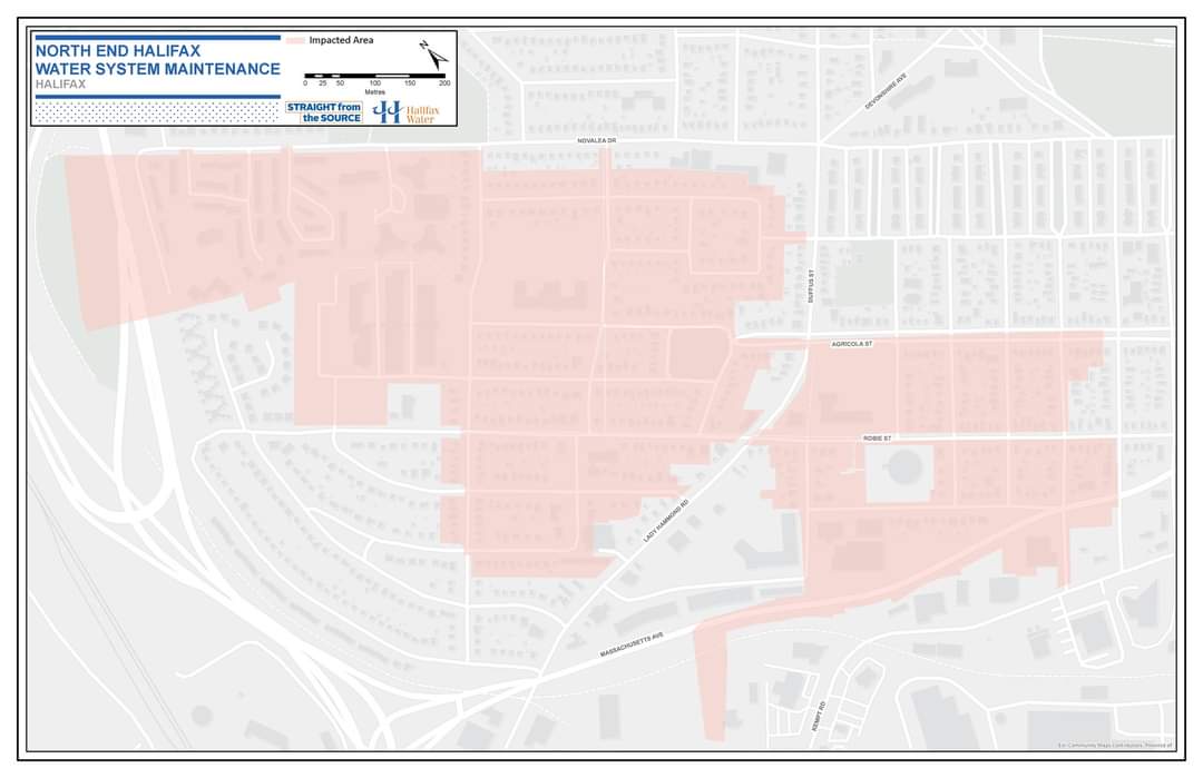 Water Service Advisory – North End Halifax – Water System Maintenance