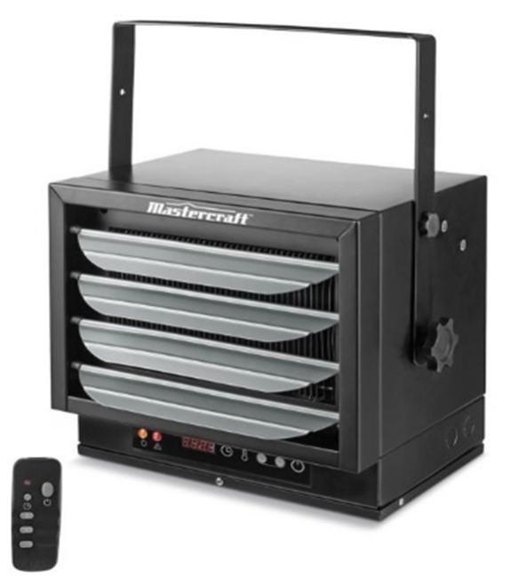 Expanded Recall: Thermosphere and Mastercraft Ceiling-Mounted 7500W/240V Electric Utility Workshop/Garage Heater, Model EH-4604BY with Remote Control & Thermostat recalled due to fire hazard
