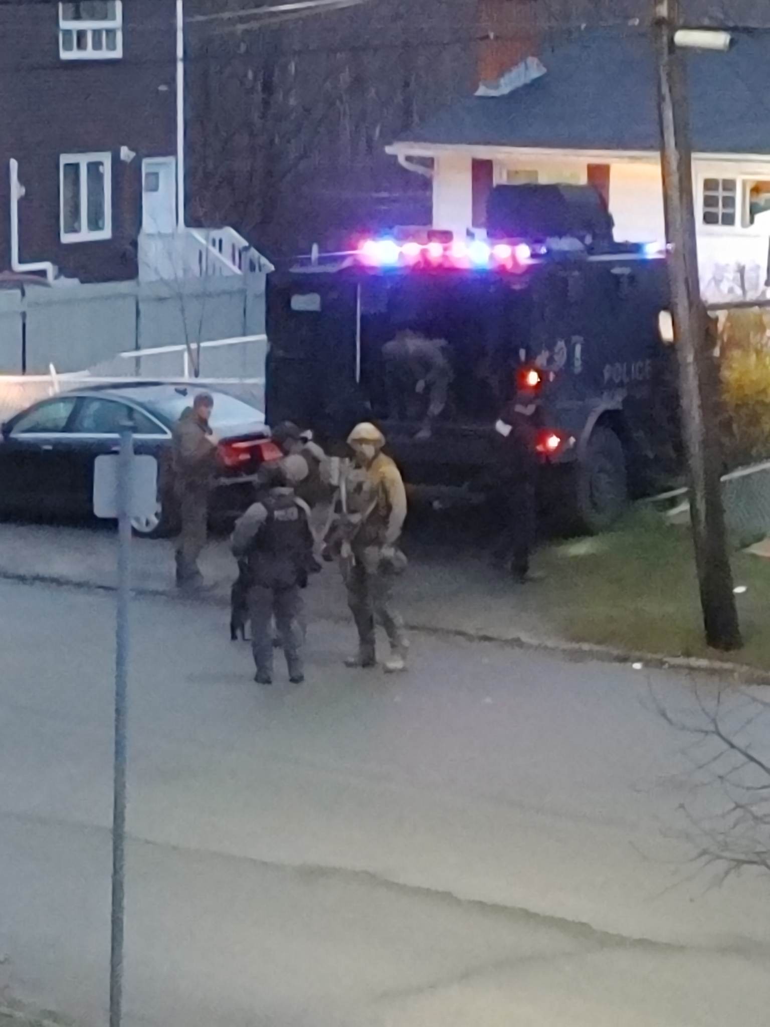 Police presence in Dartmouth