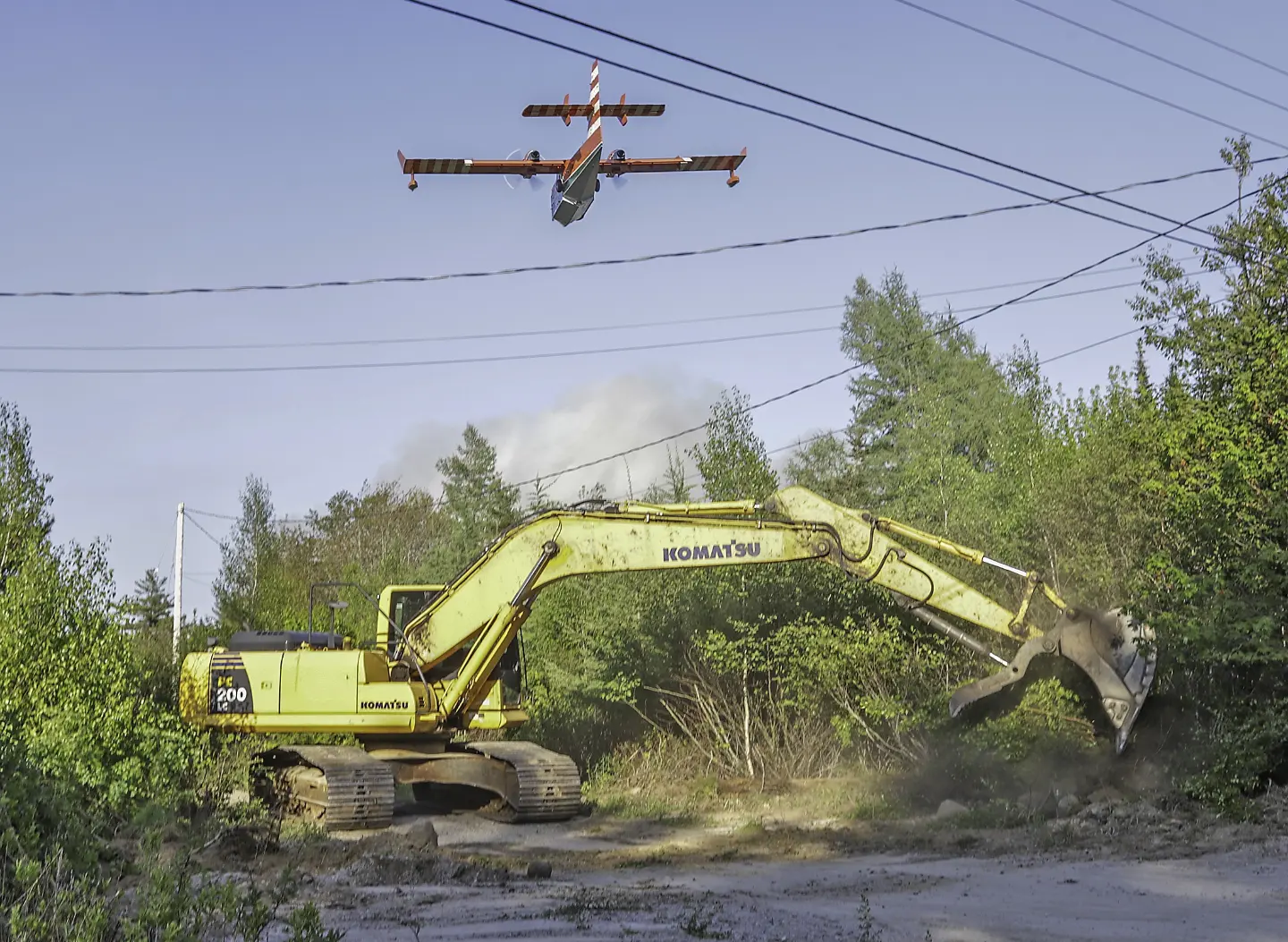 Photos from the wildfire near Sandy Point, Shelburne County, taken Wednesday, May 31