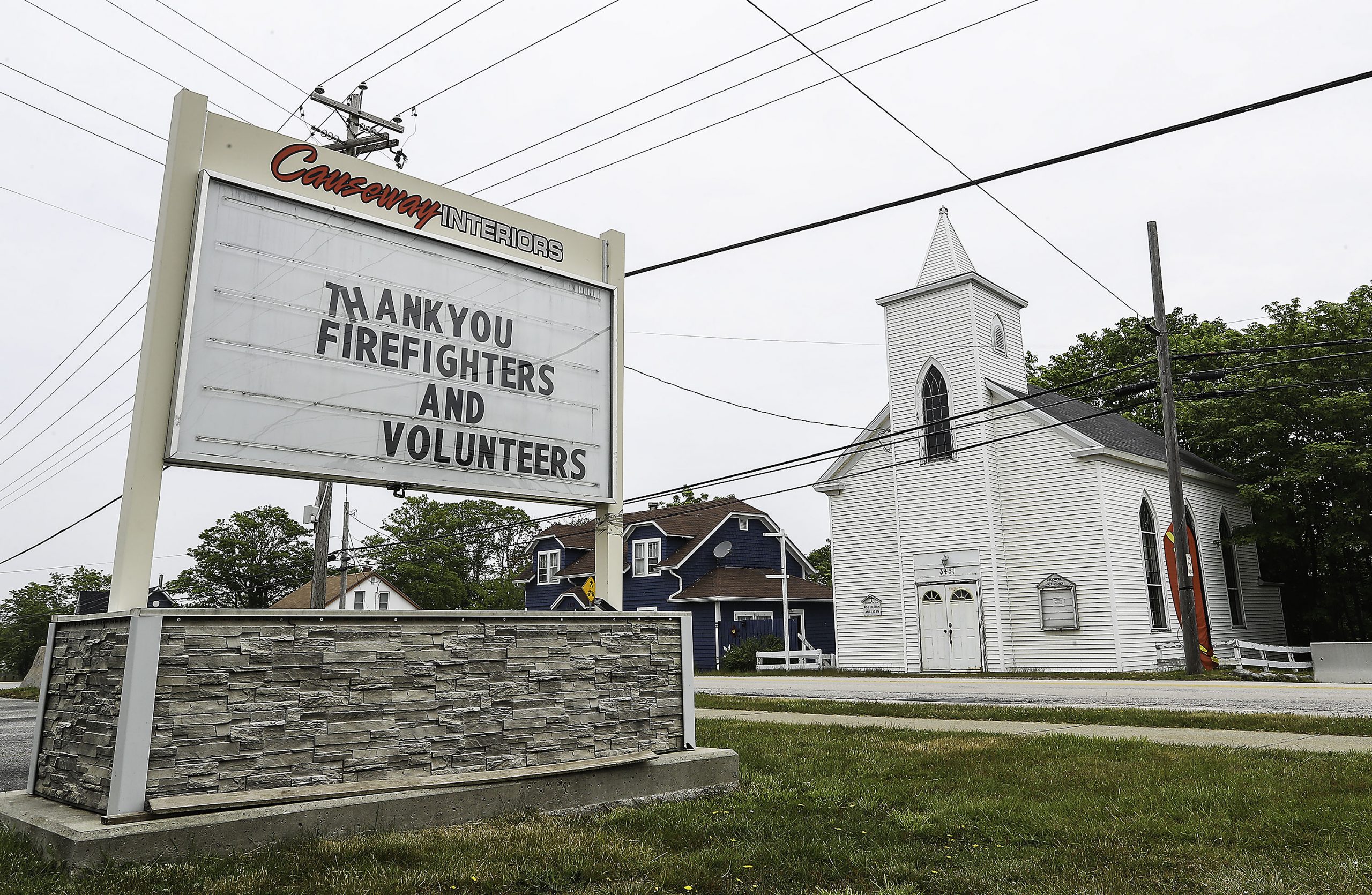 The Barrington Lake wildfire in Shelburne County is still classified as "being held."