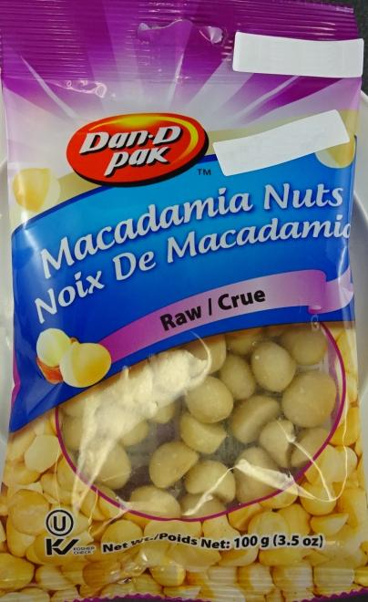 Dan-D Pak brand Raw Macadamia Nuts recalled due to Salmonella