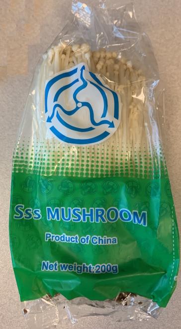 SSS brand Mushroom (enoki) recalled due to Listeria monocytogenes