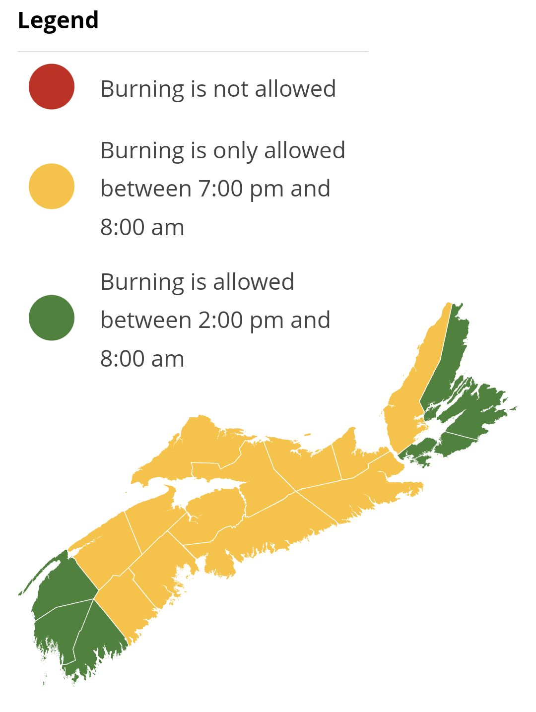 Provincial Burn Restrictions updated: 15 July 2023 at 2:00 pm