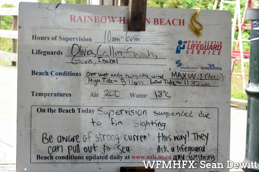 Rainbow Haven Beach - SUPERVISION HAS BEEN SUSPENDED DUE TO A “FIN” SIGHTING