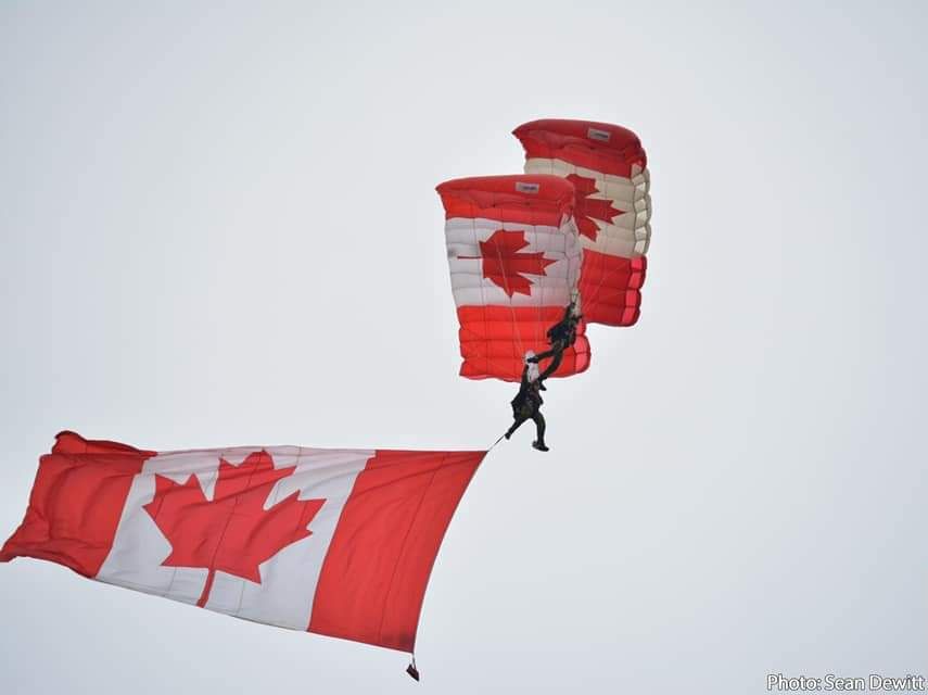 The Canadian Armed Forces Parachute Team, the SkyHawks will perform at 12 Wing Shearwater on August 23