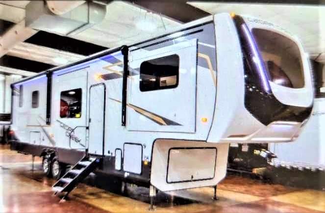 This 2022 Cedar Creek 371FL fifth-wheel trailer was stolen from a parking lot in Stewiacke on August 7, 2023
