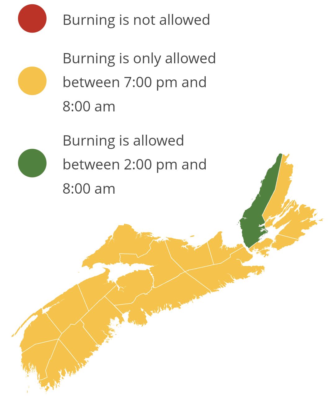 Provincial Burn Restrictions updated 02 August 2023