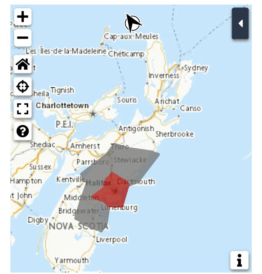 Rainfall warning in effect