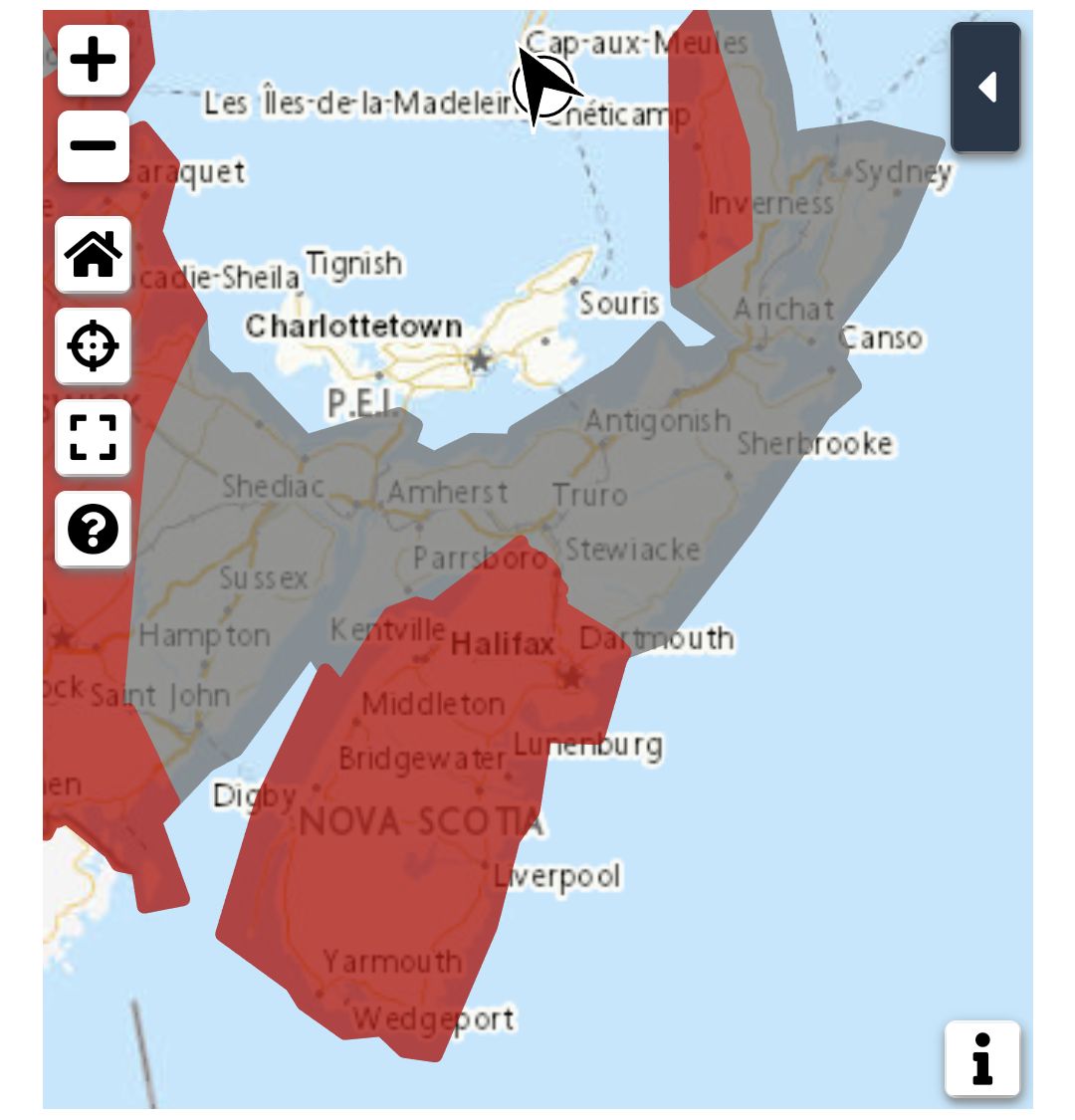Rainfall warning in effect