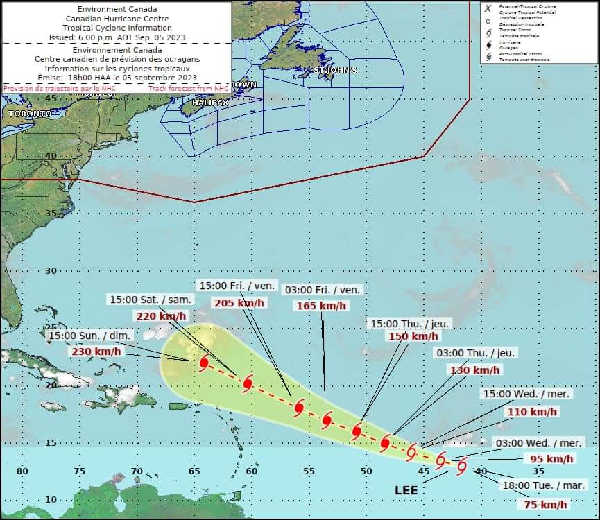 Tropical Storm Lee becomes the 12th named storm, and forecast to strengthen into the 4th Hurricane and 3rd Major Hurricane of the season
