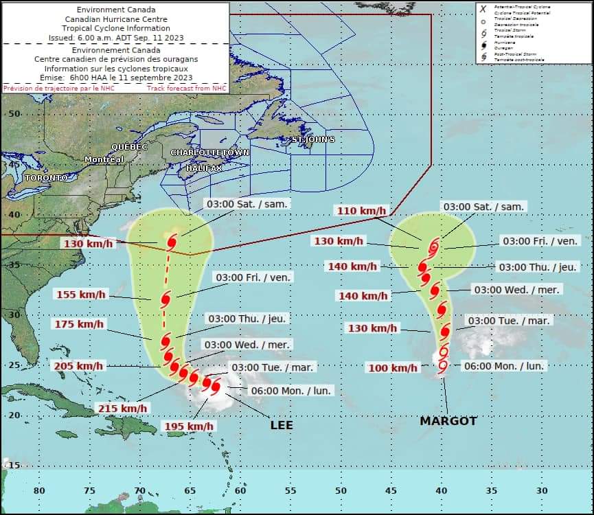 Lee remains a Major Hurricane