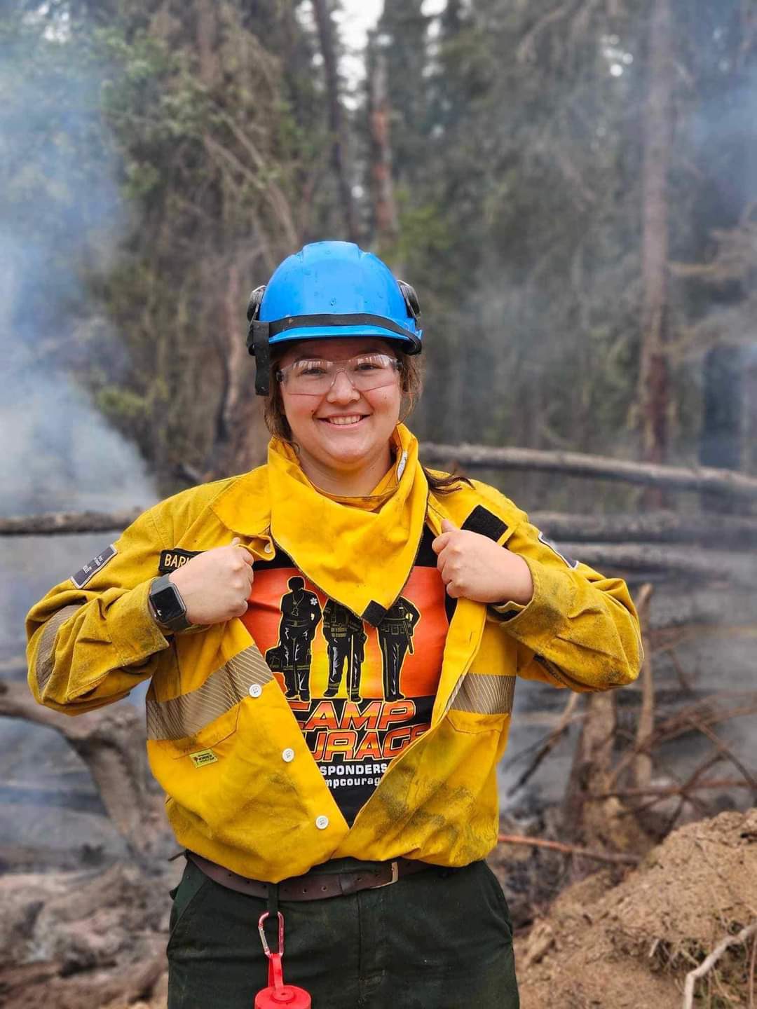 Past graduate and mentor Amber spent the last 14 days in the North West Territories and Wood Buffalo National Park helping control the wildfires