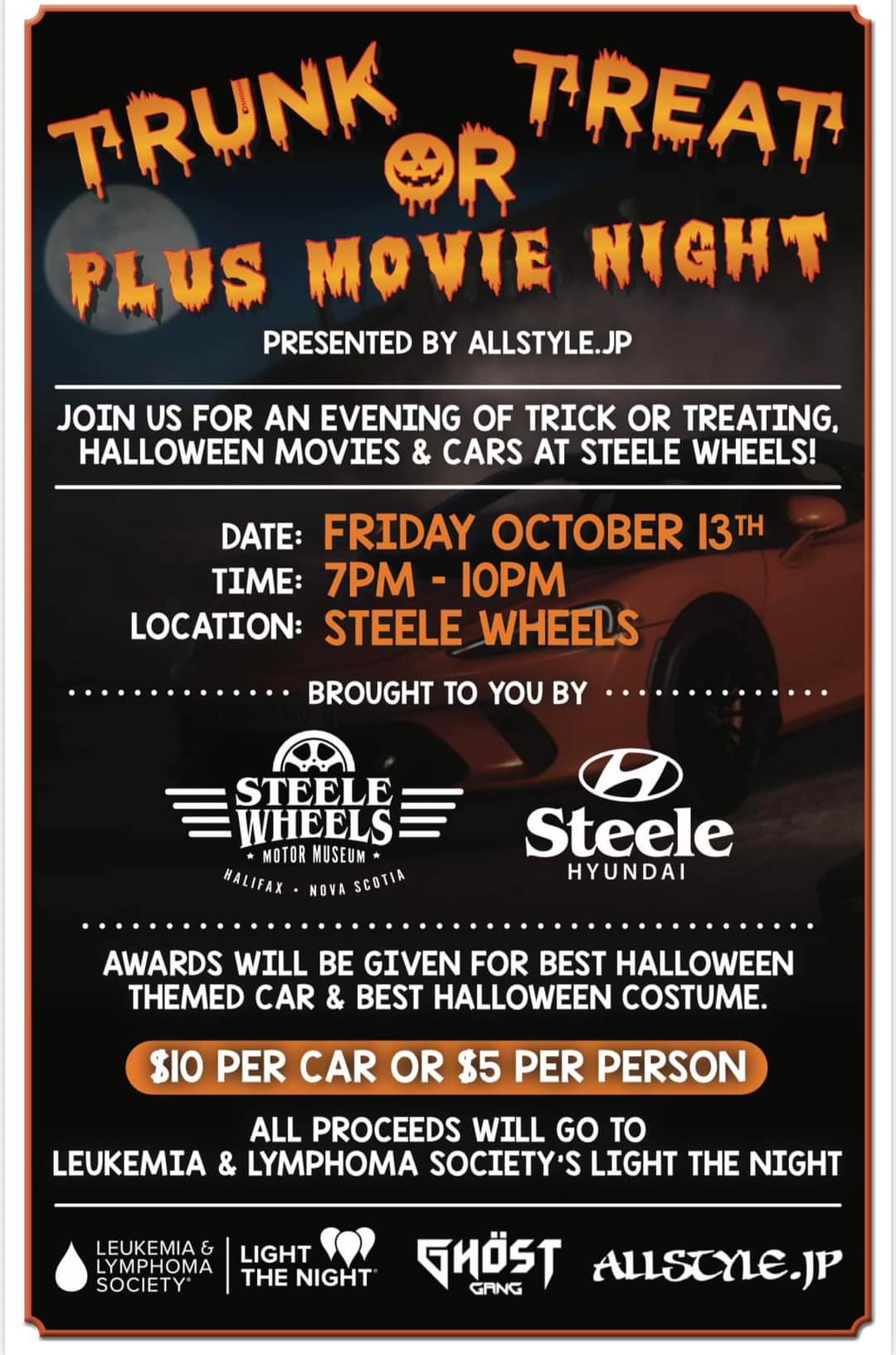 Join Steele Wheels for a spooky night at the museum