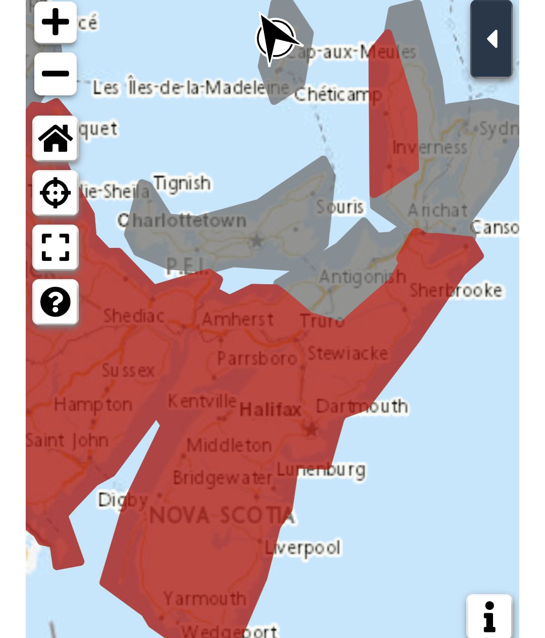A wind warning has been issued along with previous watches and warnings