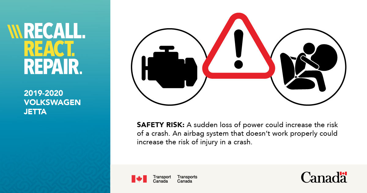 Recall: A fuse in the ignition switch could fail on some 2019-2020 Volkswagen Jetta vehicles equipped with a key ignition