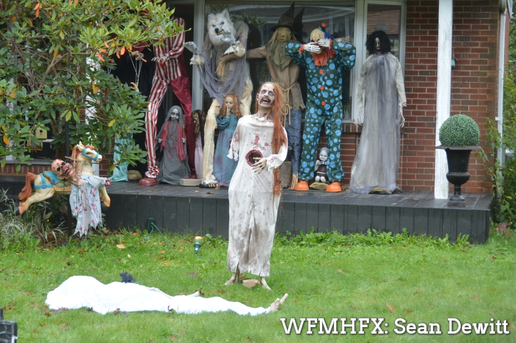 The ghoulish sights on Wheatstone Heights, Dartmouth,will send you packing