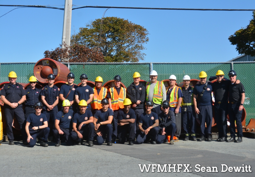 A busy day for HRFE HAZMAT crews as they took to a realistic training situation with members of Brenntag