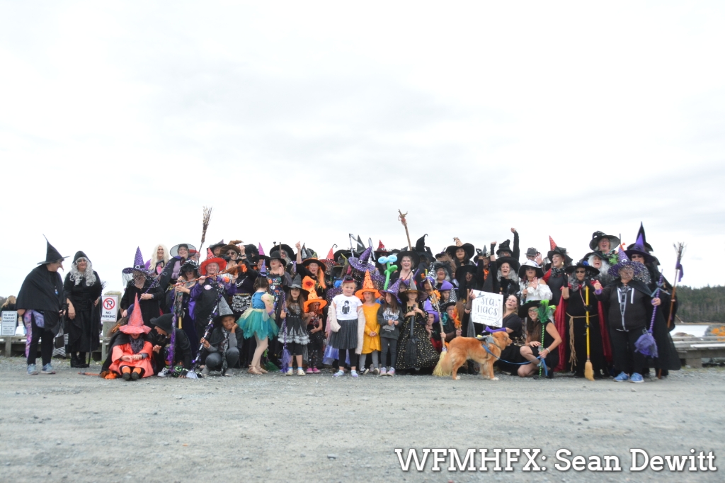 The sea hags rocked Fisherman's Cove in Eastern Passage with a well attended witch dance