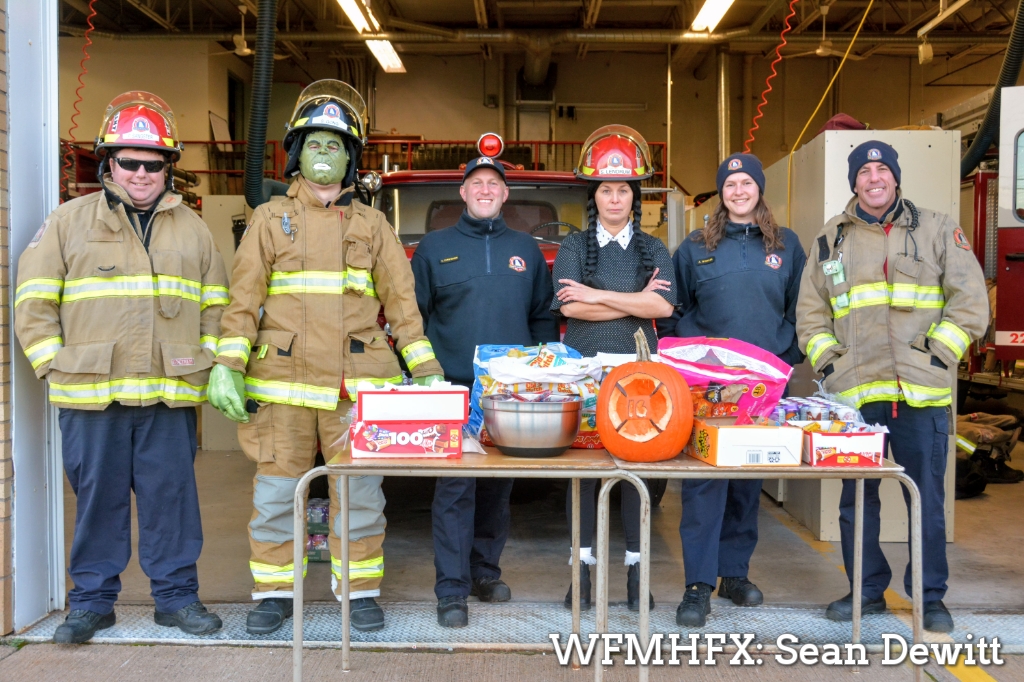 Crews at HRFE Stn 16 (Cow Bay - Passage) are fully loaded with the treats and ready to serve!