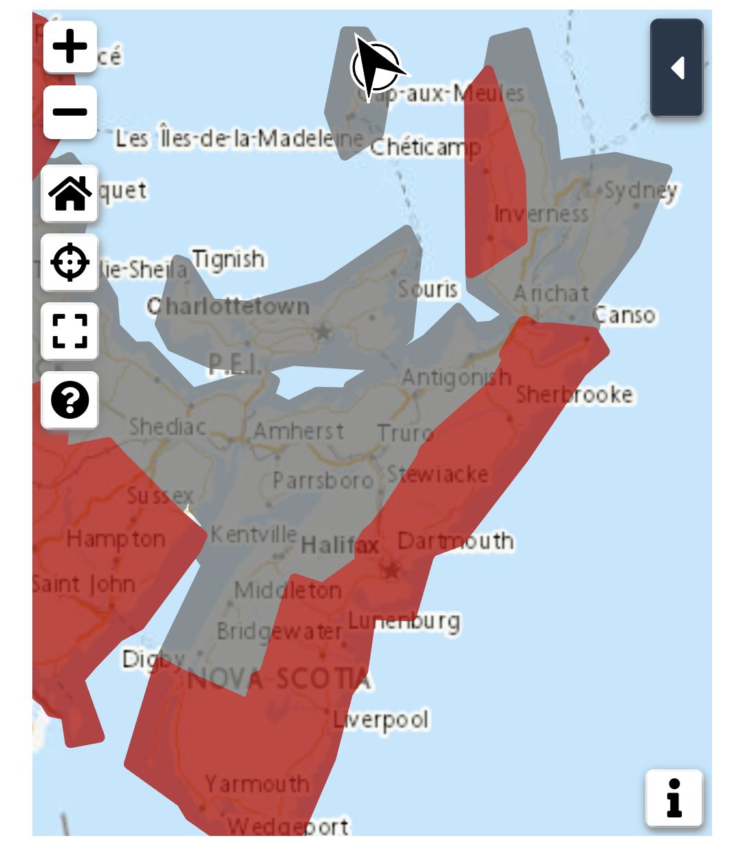 Wind warning in effect   / Tropical cyclone statement 