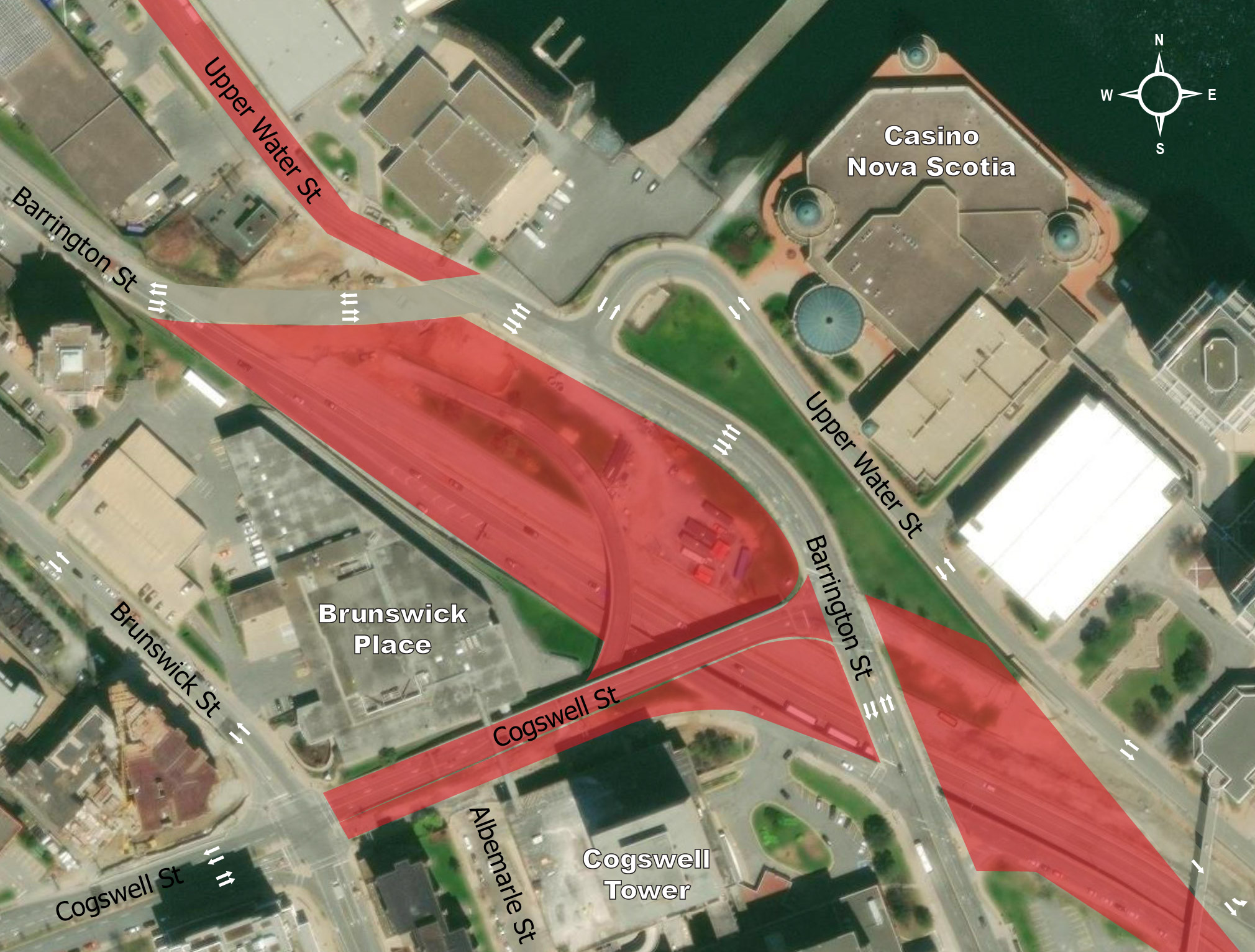 Upcoming street closures in the Cogswell District