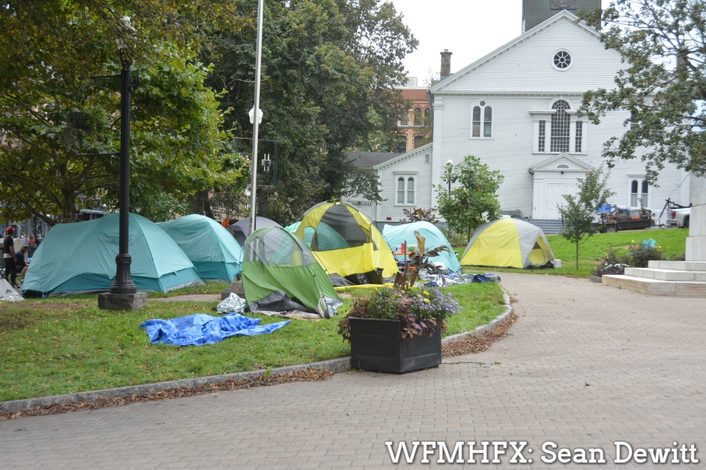 Municipal statement regarding the designated outdoor sheltering location at Grand Parade
