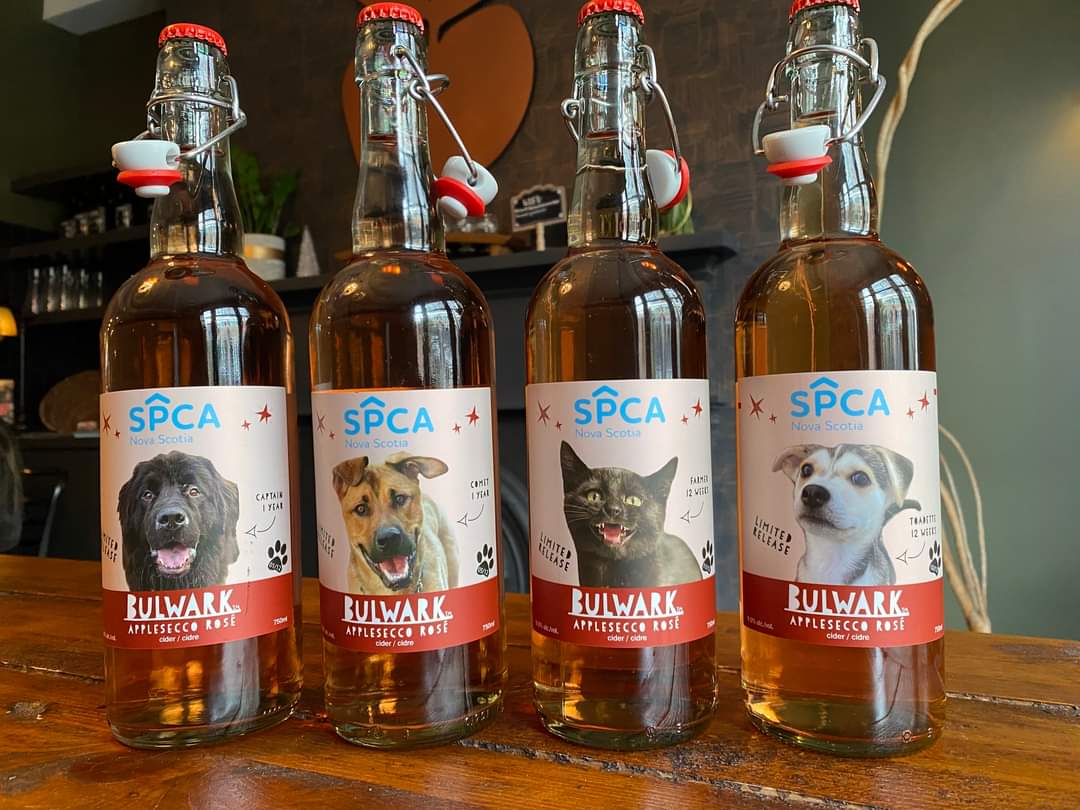 Help the NS SPCA - Check out the *BRAND NEW* SPCA Bulwark Applesecco Rosé!