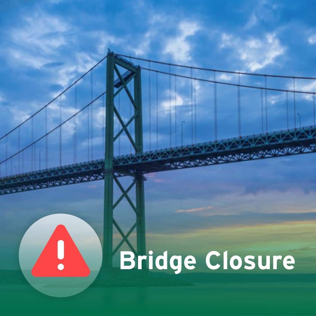 MacKay Bridge Weekend Closure Update