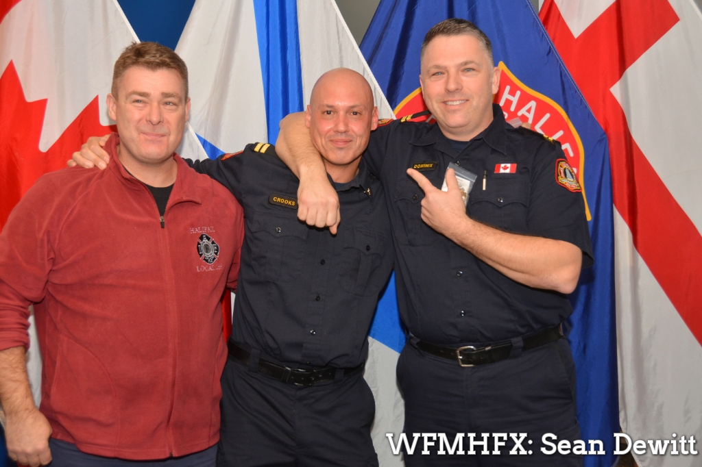 In photos - Congratulations to new HRFE fire captains Crooks and Dominix
